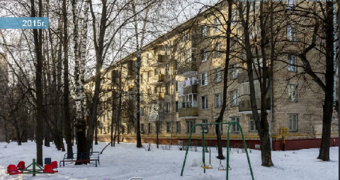 Москва, ул. Каховка, д. 5, корп. 1, кв. 55, квартира ОП = 54,2 кв.м, Цена : 9.184.000 руб. (продажа)