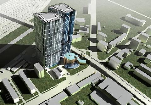 Москва, ул. Ходынская, владение 2,проект  многофункционального гостиничного комплекса «Хрустальные башни».Цена : 546.000.000 руб. (продажа)