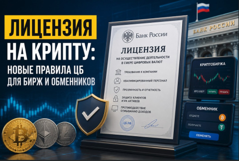 Новые правила крипторынка: требования ЦБ к криптобиржам и обменникам
