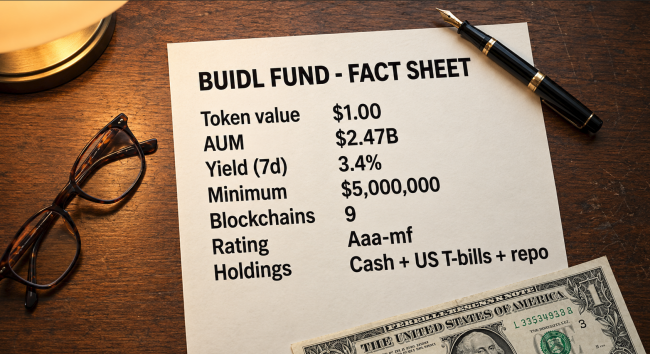 Что такое BlackRock BUIDL? Токенизированный казначейский токен. BUIDL — это не криптовалюта, которой торгуют на бирже. Это токенизированный фонд денежного рынка.