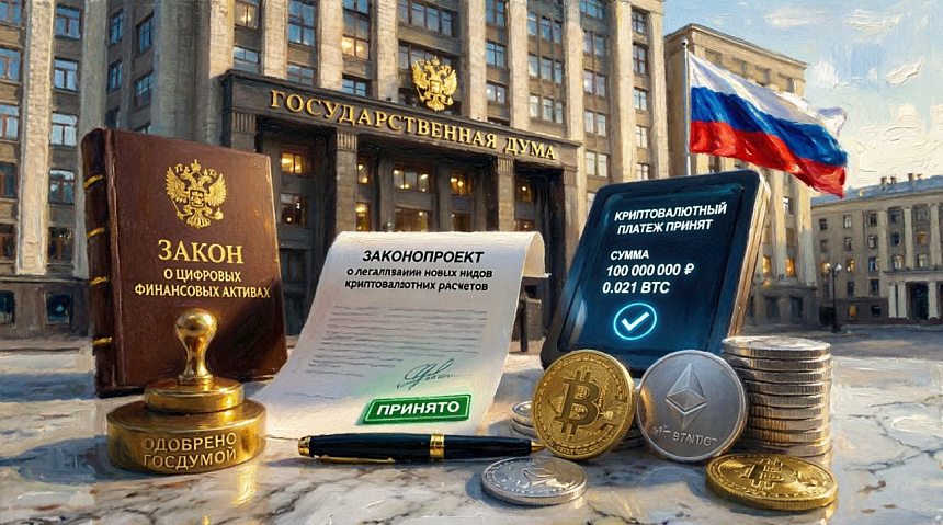 Депутаты расширят возможности использования криптовалюты в России