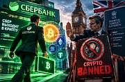 Выход Сбербанка на крипторынок и новые ограничения Лондона: встречные тренды